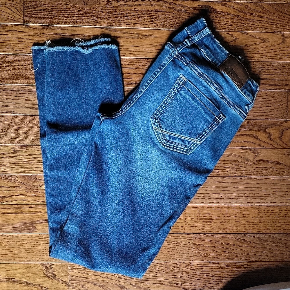 Maurices Dark Blue Ankle Jeans